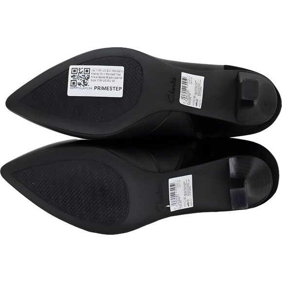 Clarks Kepley Erin Pointed Toe Ankle Boots Black Leather Women's US 11M - Picture 6 of 6